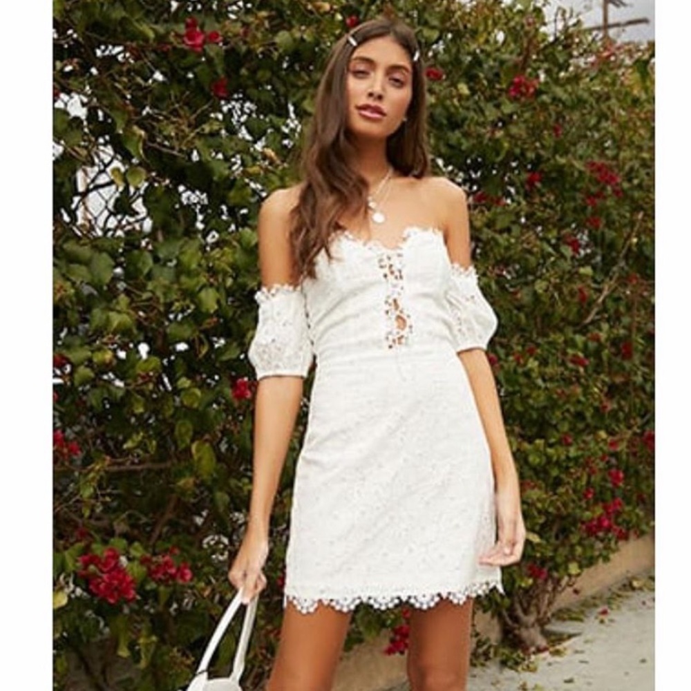 Brand new Forever 21 white lace dress
